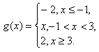 Пример кусочно-линейной функции